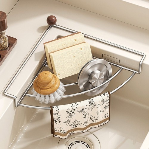 Sink corner drain rack made - corner,