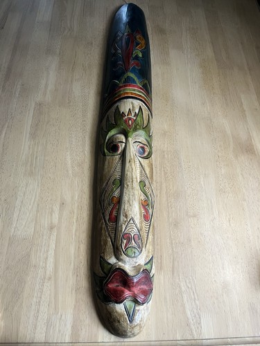 Hand carved and - , painted