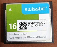 Swissbit 16gb Compact Flash Card 8DG60971AAAD SFCF16GBH2BU4TO-I-QT-322-STD