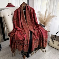 Bohemian style Pashmina Red