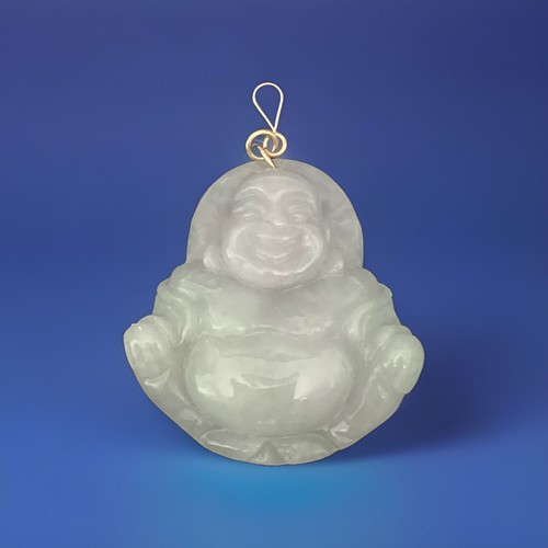 Jade buddha pendant - jade,