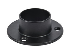 Matt Black 25mm ROUND Wardrobe