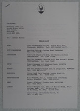 MASERATI UK DEALER LIST 1988 BiTurbo Coupe, 325, Spyder.