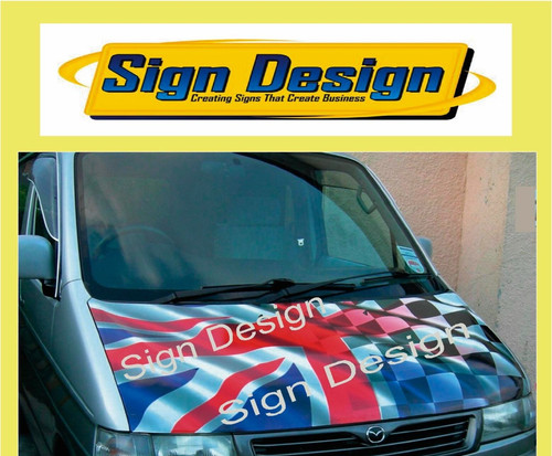 Large printed waving union - waving,