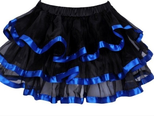 Black and blue - layered, ribbon