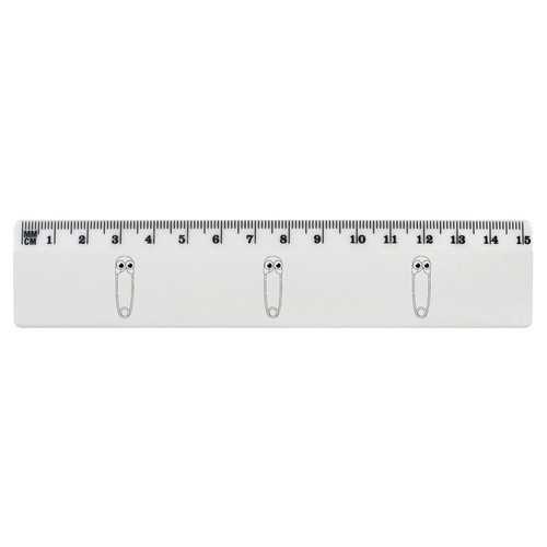 Funny safety pin - safety, white