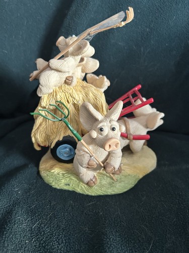 Piggin collectables making hay - making,