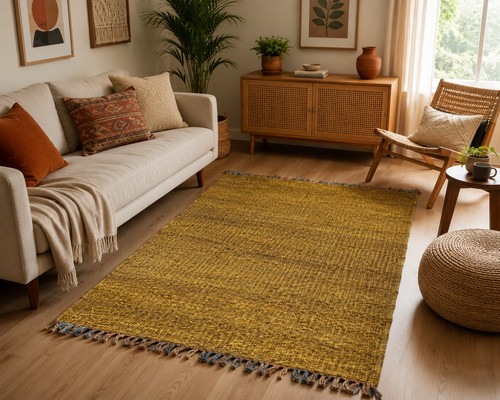 Jute natural runner carpet - runner, rug