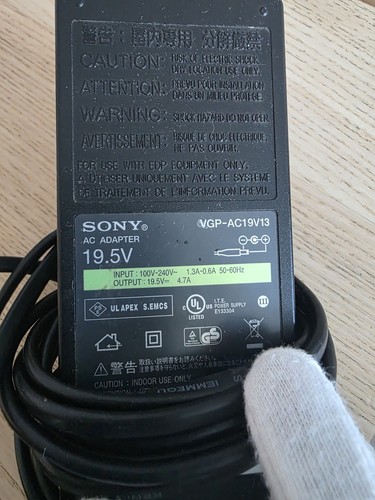 Sony vgp ac19v16 power - vgp-ac19v16,