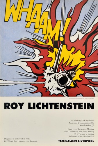 Roy lichtenstein whaam pop - lichtenstein,
