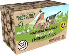 Natural Balance High Energy Fat Balls for Wild Birds - 50 Fat Ball Box