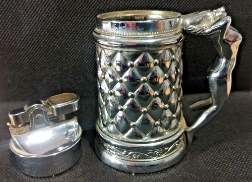 Vintage tankard shaped table - shaped,