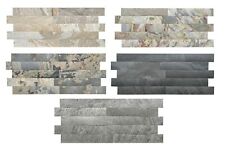 Stone Veneer Cladding Wall Panels For Fireplace Kitchen backsplash Natural Slate