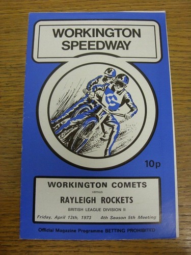 1973 speedway programme - 13/04/1973,