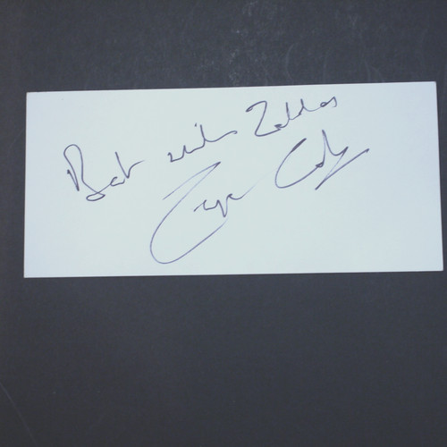 Signed card actor - signed,