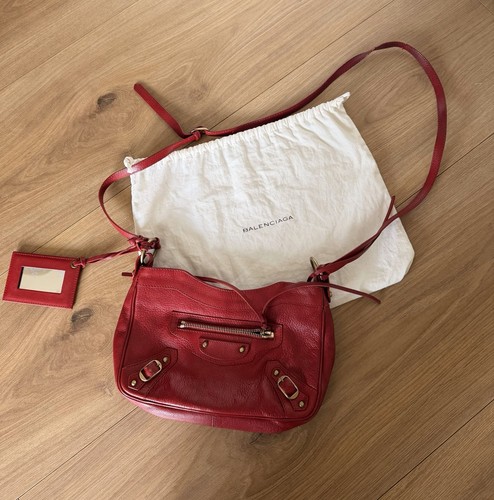 Balenciaga red leather - red,