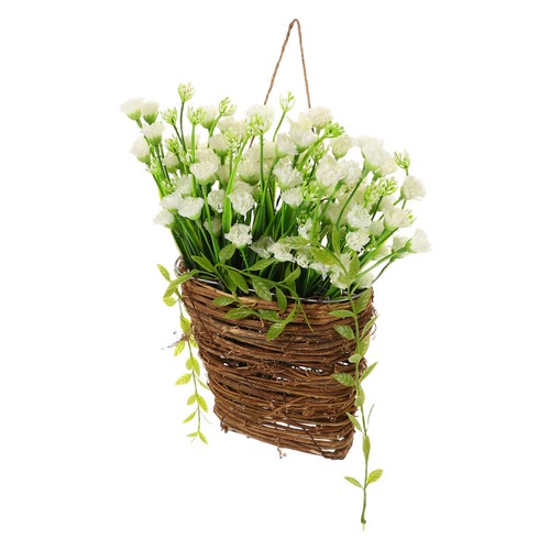 Front door hanging basket - front,