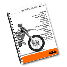 KTM 2011 - 125 200 250 300 EXC FACTORY EDITION EXC SIX DAYS XC-W - SERIVE MANUAL