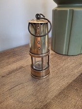 Miniature Brass Miners Lamp / Mining