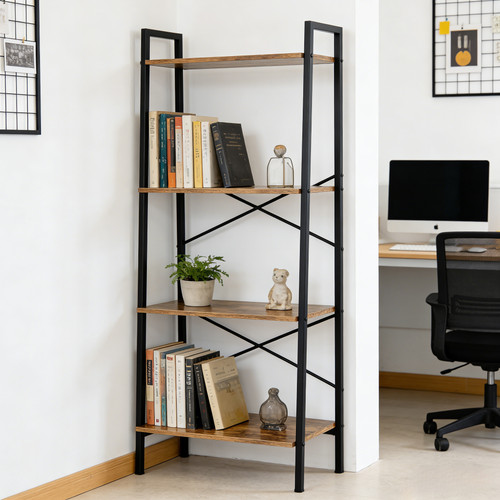 Ladder shelf tier industrial - shelf, 4-tier