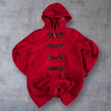 Red Tommy Hilfiger Duffle Coat