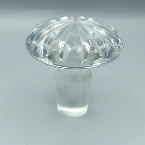 Vintage cut glass decanter - vintage,