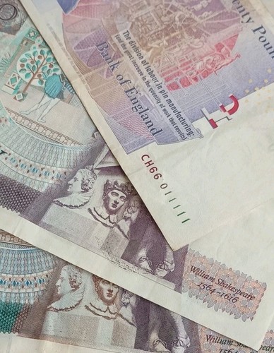 Old banknotes set bank - bank, of