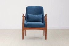 Swyft Occasional Arm Chair 01 -  Teal Velvet RRP £449