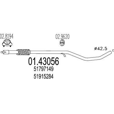 Fiat 500 exhaust - fiat, 2007-