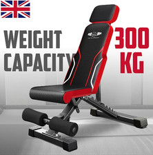 Adjustable Weight Gym Bench Sit Up Decline Incline Flat Foldable Fitness Ab Core