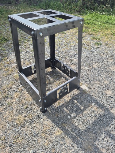 Metal industrial style stool - metal,