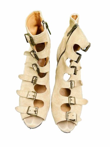 Sandro all leather beige ankle - all,