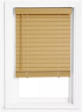Cordless Faux Wood Venetian Blind, 50mm John Lewis 60cm X 130cm