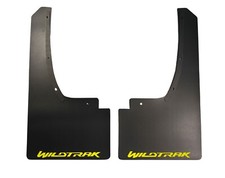 Extended Arch Mud Flaps Fits: FORD RANGER T7 T8 15+ Wildtrak 4mm Matt-Black W-YE