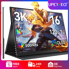 UPERFECT OLED Portable Monitor, 16.0" 1800P Gaming for Computer Monitor FreeSync