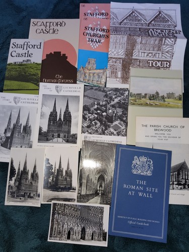 Staffordshire guide books lot - staffordshire,
