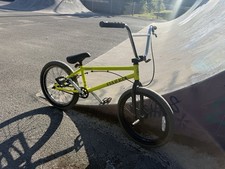 BMX Radio Darko Yellow 20 Inch Wheels Pegs 