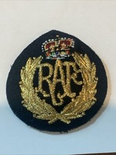 RAF CAP BADGE CLOTH GENUINE
