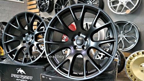 R20 5x115 black - 4x, matt