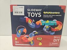 Bath Toys  34PCS Kids Bath Toys Balls Track Game Shower Water Slide (Box Damaged