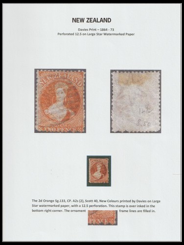 New zealand chalon ffq 1871 - zealand, 1871-73