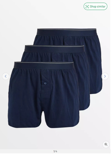 Mens jersey boxers - jersey, 3