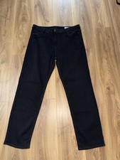 Ladies black straight leg - m&s,