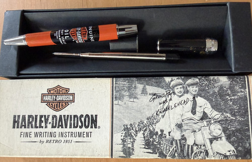Rare harley davidson ballpoint - rare,