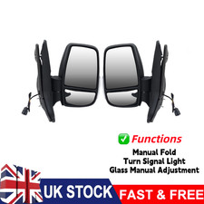 Pair Wing Door Mirrors For