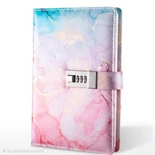 A5 Pink Fashion Password Lock