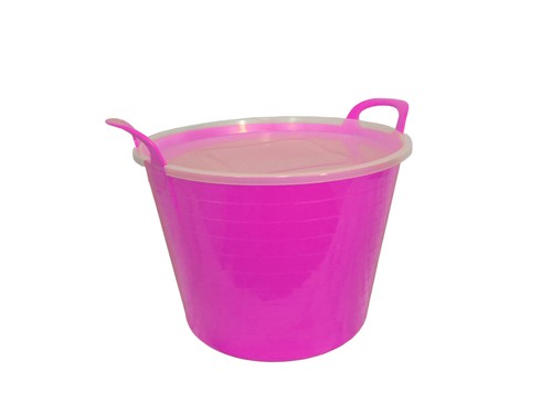 26l pink flexi tub complete - pink,