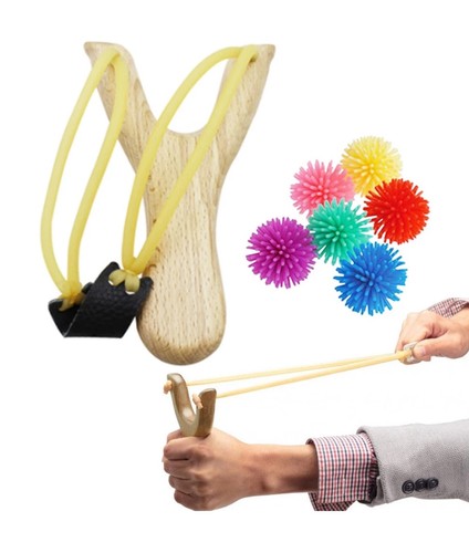 Wooden slingshot high - wooden,