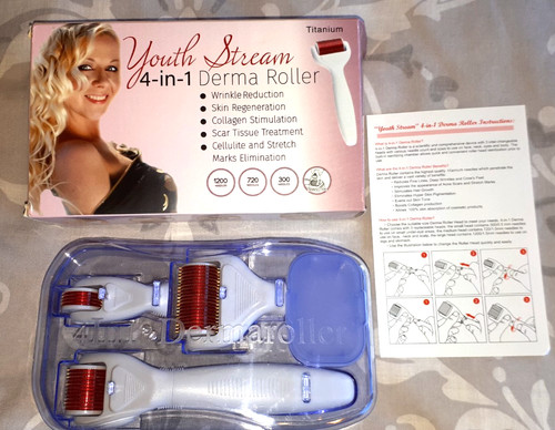 New 4in1 derma roller - derma, titanium
