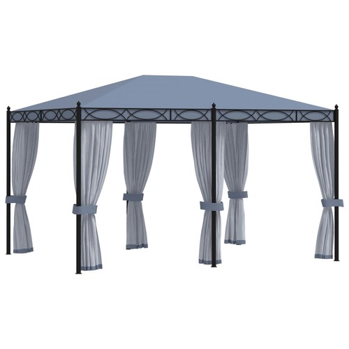 Gazebo with mesh screens - gazebo,
